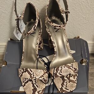 Worthingtin Snake Skin Heels